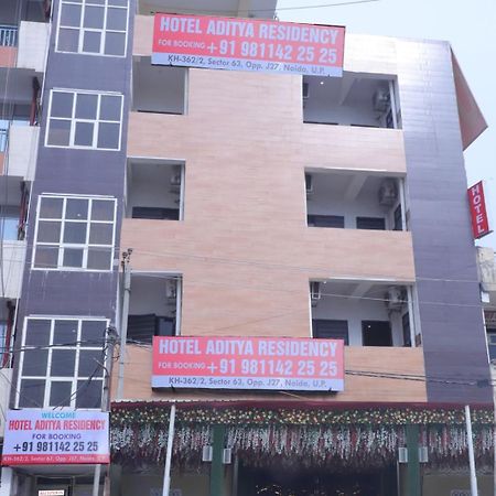 Hotel Aditya Residency Near Sector 63 Metro Station Noida Exterior foto